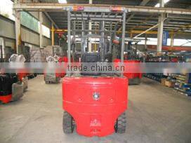 New style 4 wheels 1500kg electric forklift truck with increasing operation space