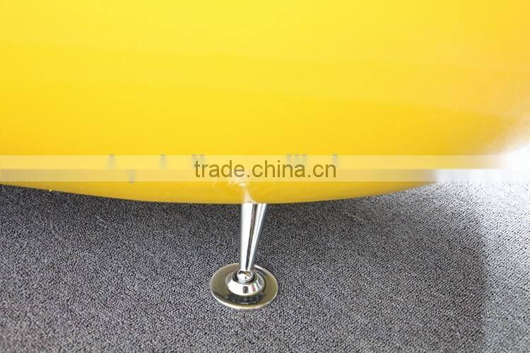 fiberglass 2 seater standing half ball sofa chair