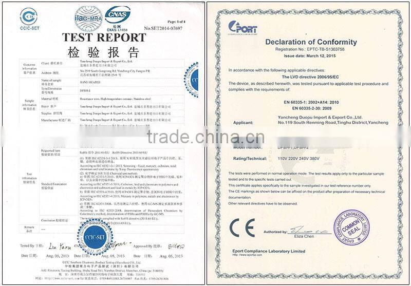 US standard ceramic ferrule horizontal resistor duopu