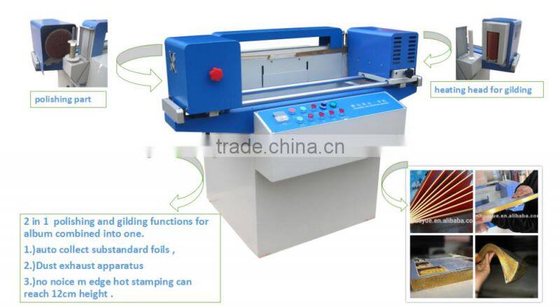 GuangDong Manufacturer photo album gold gilding machine