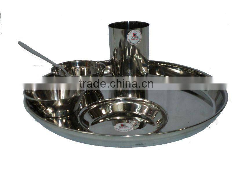 Stainless Steel Dinner Set
