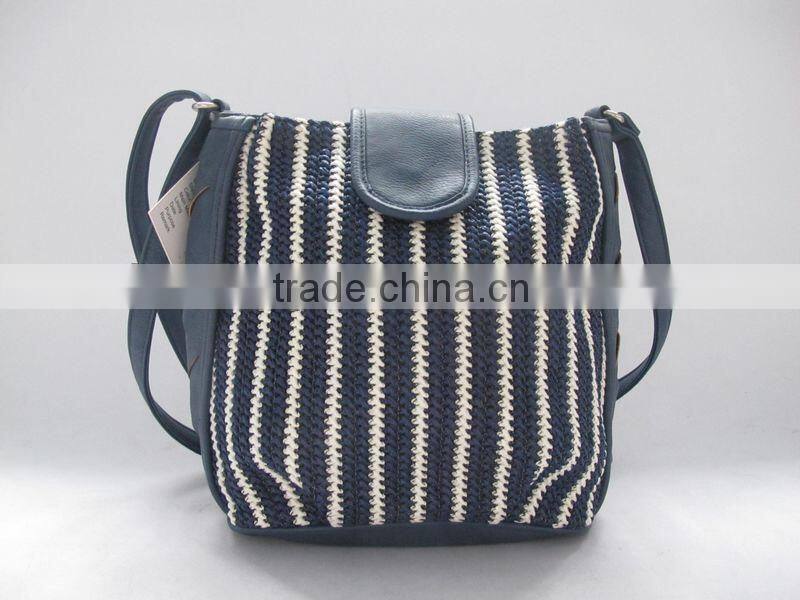 New style straw bucket women shoulder bag