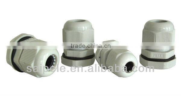 2013 New waterproof electric brass cable gland with rubber seal