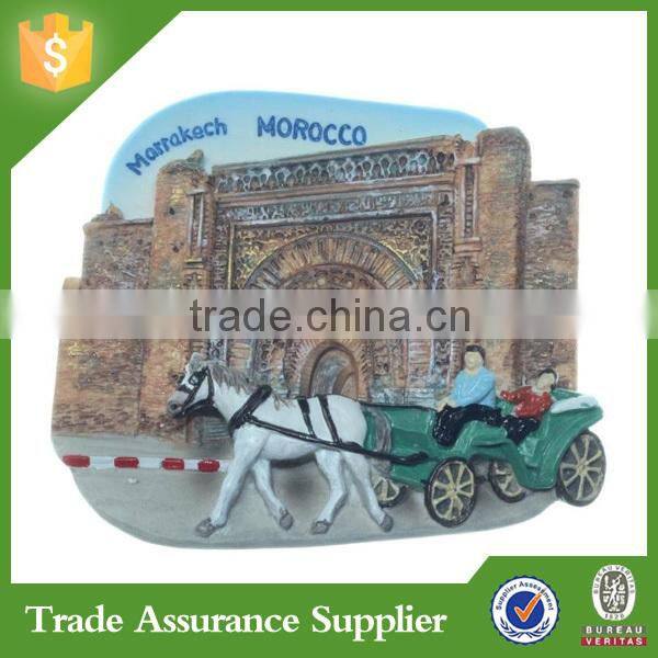 Hand Painted Custom Resin Country Fridge Magnet