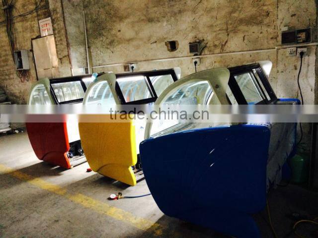 10GN pans commercial used cabinet italian ice cream showcase freezer