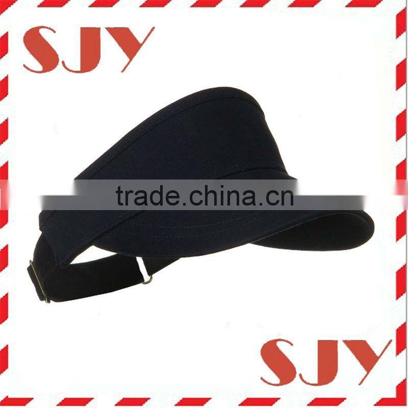 Fashion Promotional golf wide brim white sun visor caps