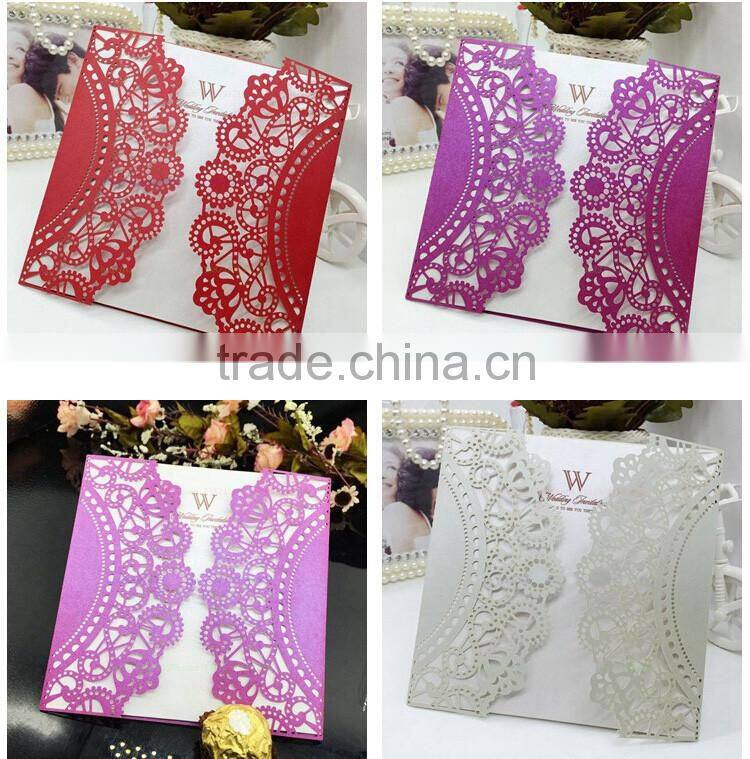 Elegant custom invitation cards for wedding
