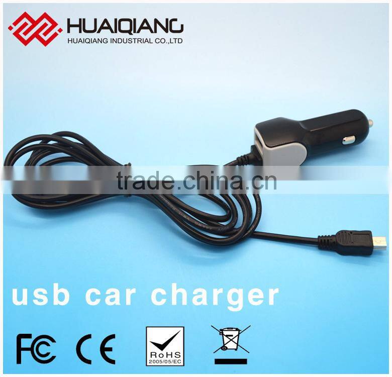 Certificate dual port car usb charger wholesale for cell phone charger