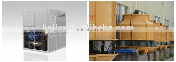 2 Tons Edible Ice from Ice Cube Maker for Hotels and Bars