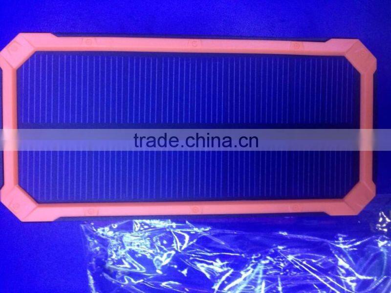 Solar Power bank with LED camping lamp external battery for iPhone 6/7 plus