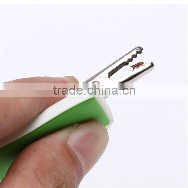 PVC fruit shape memo card clip, card clip with holder for promotion