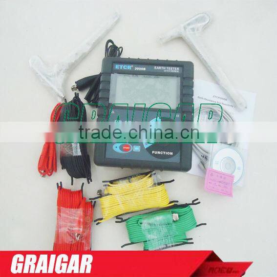 HOT SALE ! ETCR3000B Earth Resistance Soil Resistivity Tester