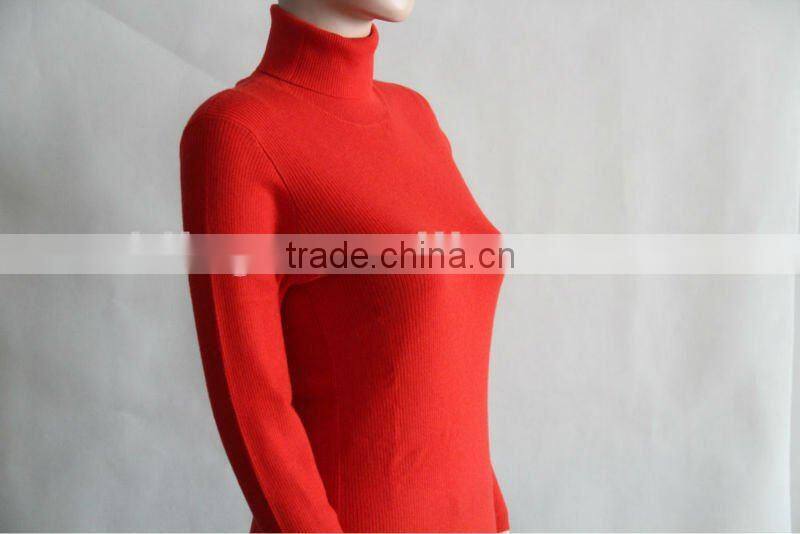 lady's high collar pullovers, turtleneck sweaters, t-shirts