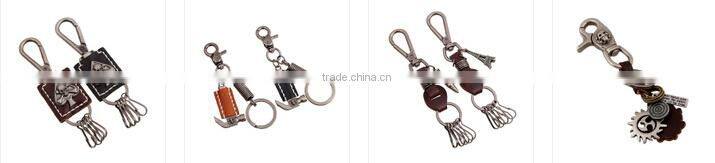 Men's Vintage leather accessories leather keychain