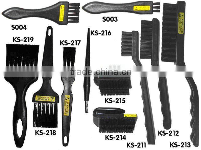 Made in china Cleanroom black conductive antistatic brush