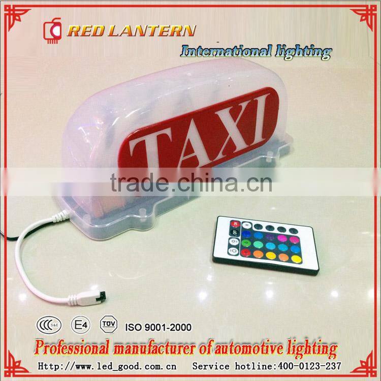 The taxi lights LED advertising