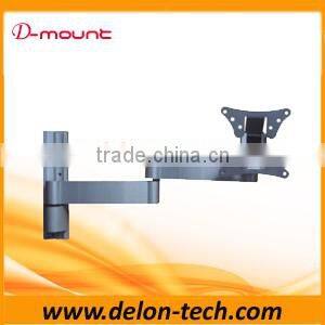 aluminum swivel tilt VESA 100X100 lcd tv wall mount bracket