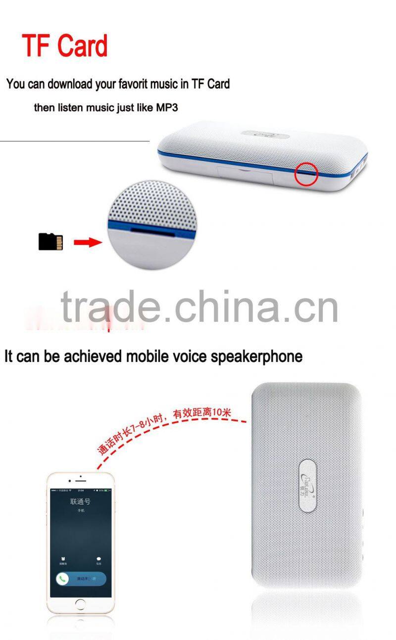 High quality powered portable speaker wireless bluetooth outdoor with CE ROHS FCC