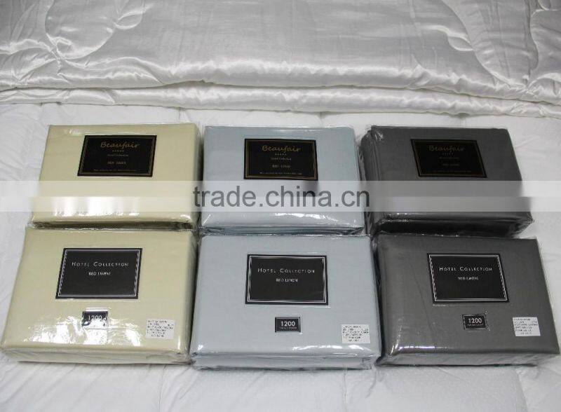 100% polyester microfiber plain dyed cheap bed sheet set