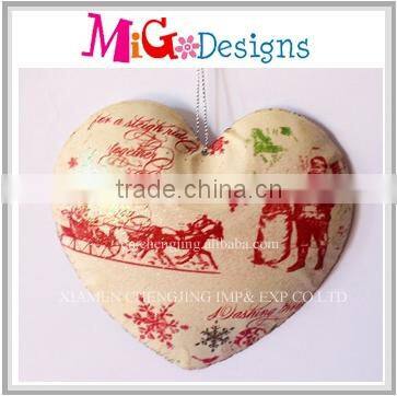 factory supplies heart shaped welcome custom design metal quilting christmas gifts