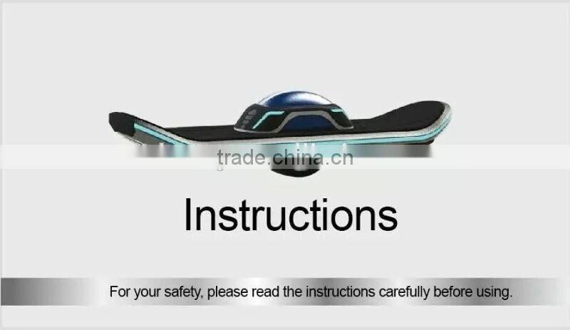 2016 COOL design smart one wheel electric skateboard