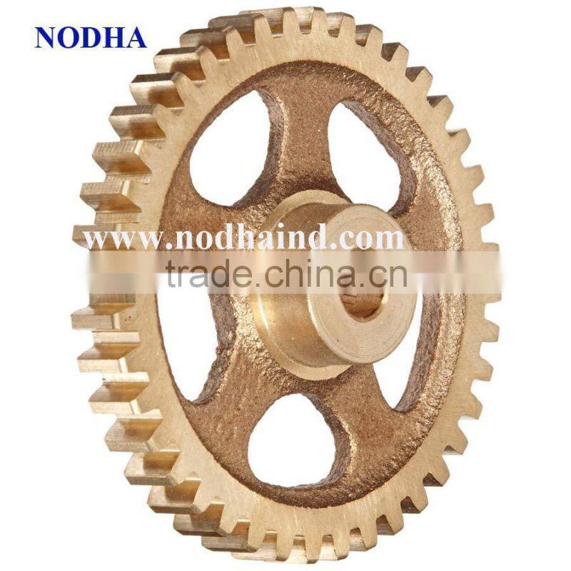 Brass gear wheel, customized gears, brass spur gear