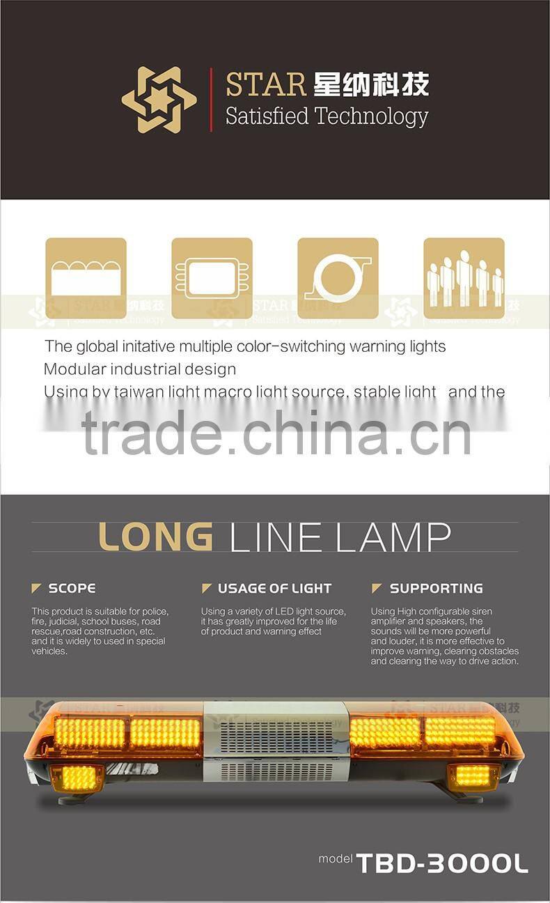 police flashing warning LED amber light 3000L