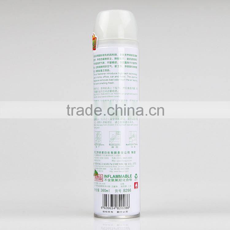 Eco-friendly, Disposable Air Freshener Spray Jasmine Flowers 360ML,Aerosol Spray