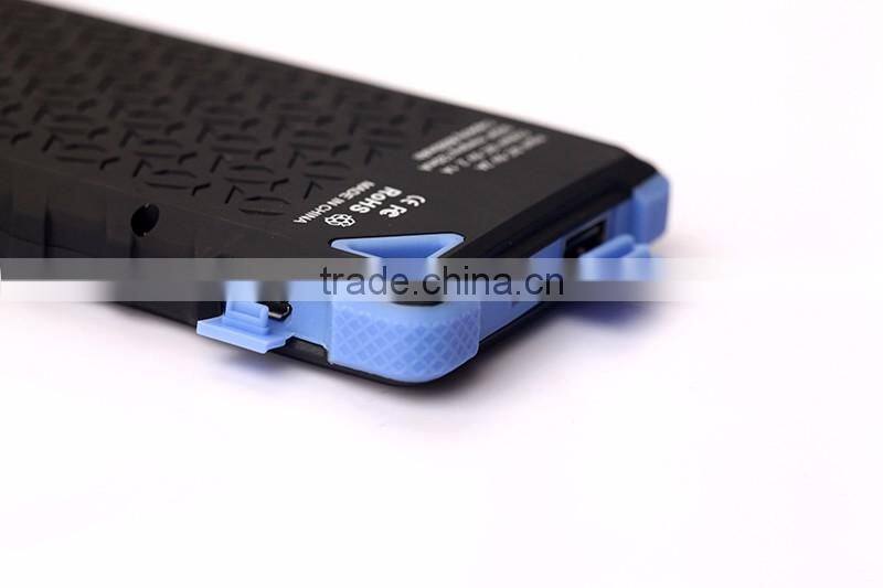 Outdoor real capacity solar power bank 8000mah waterproof IPX6