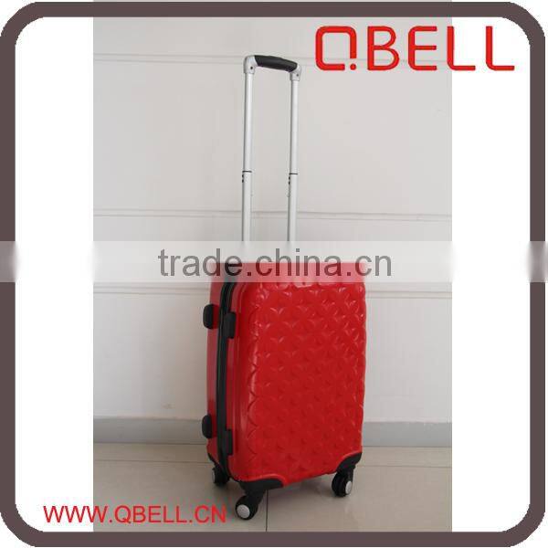 Beautiful fashion ABS hard material Luggage Trolley Case Flower design