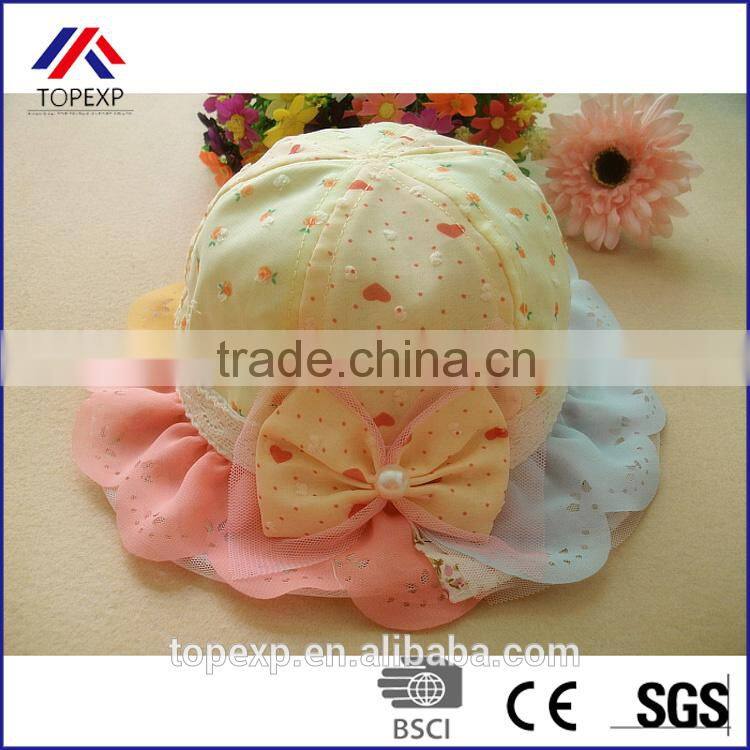 high quality hot sale custom bucket hat with string for children