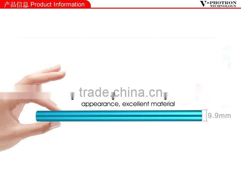 Colorful slim universal portable Power bank External Battery 8000mAh Charger with LED flash light