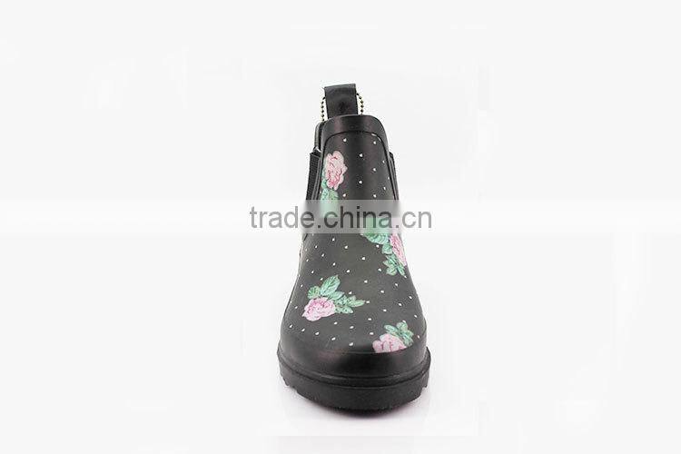 Made in china Low price Environmental Cheap sunflower rain boots