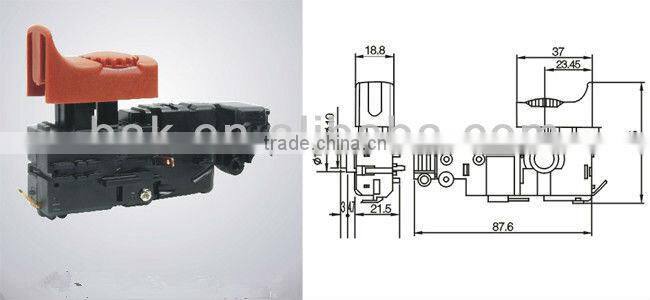 Switch for Bosch 2-13re electric drill Switch, Electric tool parts switch