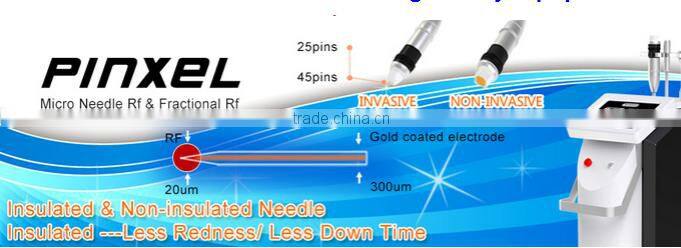 2016 PINXEL-2 Microneedle RF and Fractional RF beauty Machine/ ematrix sublative rejuvenation machine/ face machine infrared