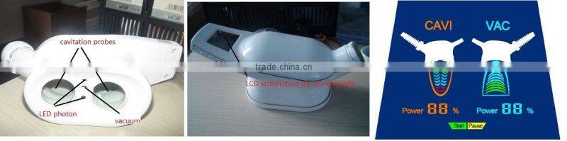 1MHz RF Vacuum Cavitation With LED Beauty Equipment