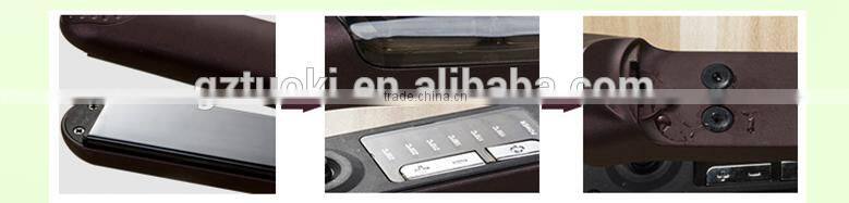 Electric steam hair flat iron hair straightener