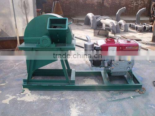 tree branches crusher/Cutter grinder/hammer and knives crusher in one machine
