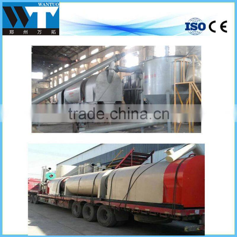 Horizontal cocnut shell carbonization furnace with factory price