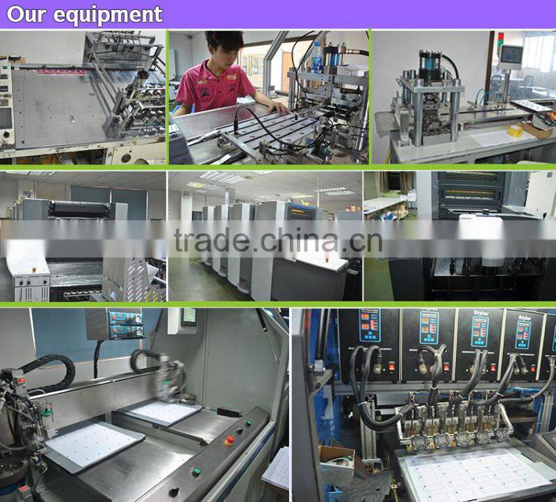 Printing eco-friendly pvc magnetic stripe business card from gold manufacture