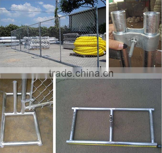 temporary construction chain link fence for USA(Guangzhou Factory)