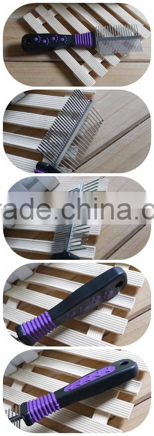 Dog pet health care product two sides pet grooming brush