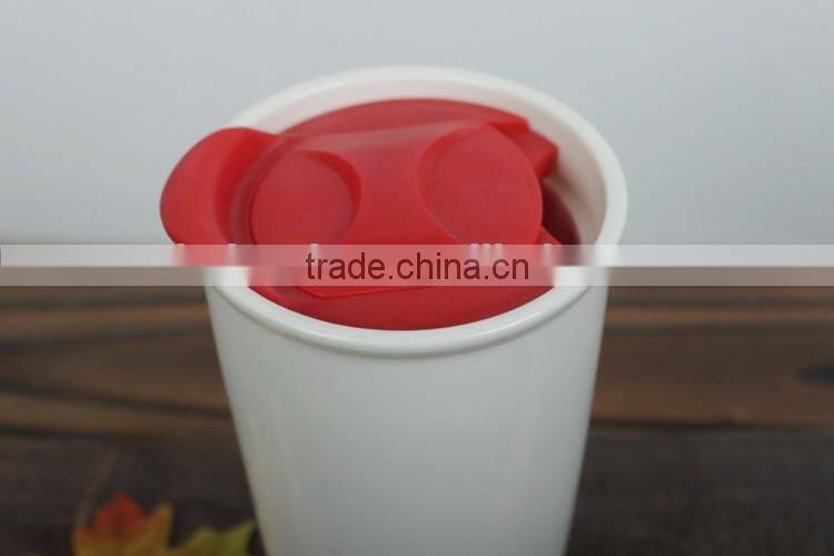 Eco 16-Ounce Ceramic Double Wall Thermal Coffee Tumbler