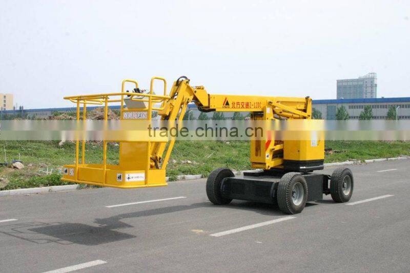 N. traffic 10m Articulated Boom Lift hanging work platform(ZZ10AC)