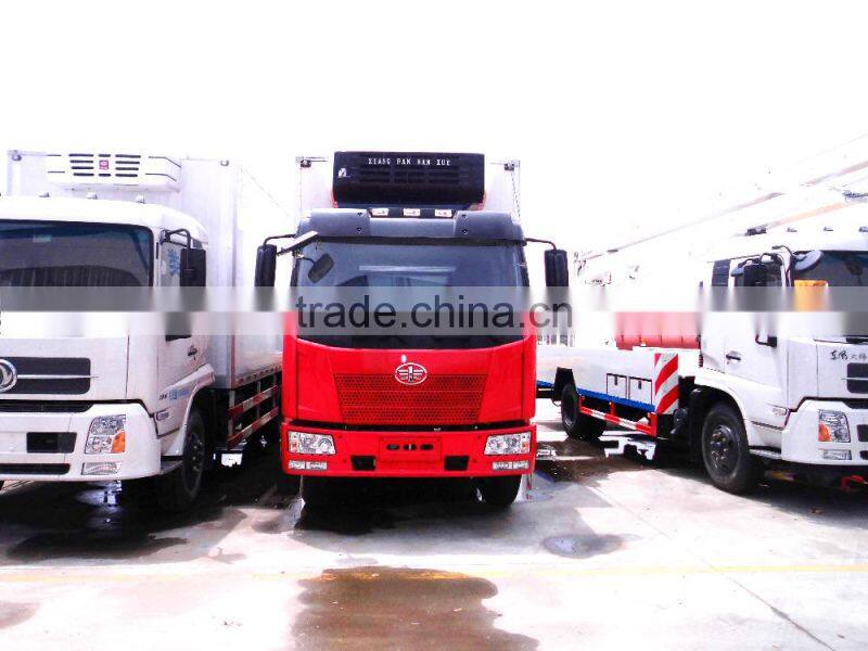 FAW 10TON refrigerator freezer truck