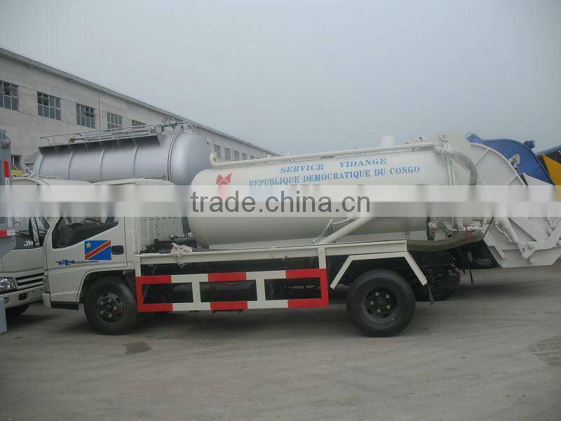 DongFeng 4X2 3000L sewage tanker truck, Sewage Suction Truck