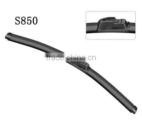 Soft boneless wiper blade