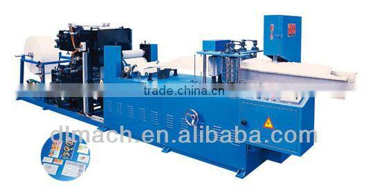 Automatic Embossing & Folding Paper Napkin Tissue Machine