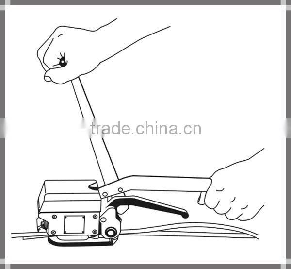 A333 Buckle Free Steel Strip Manual Box Wrapping Machines