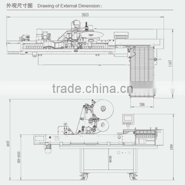 High Speed Auto Horizontal Labeling Machine